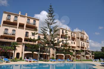 Royalty Free Photo of a Hotel Resort in Marbella, Spain