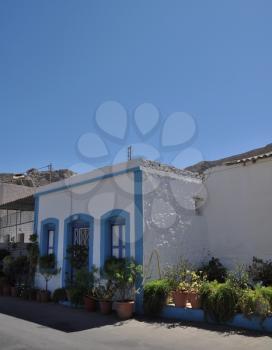 Royalty Free Photo of a House in Kalymnos Island, Greece