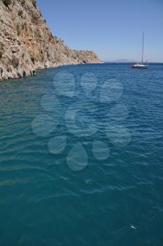 Royalty Free Photo of an Idyllic Entrance of Kalymnos Island, Greece