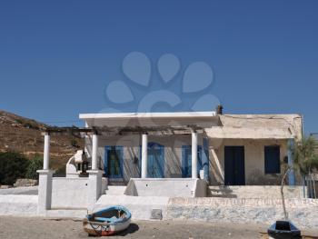 Royalty Free Photo of a House in Pserimos Island, Greece