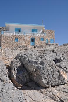 Royalty Free Photo of a House in Pserimos Island