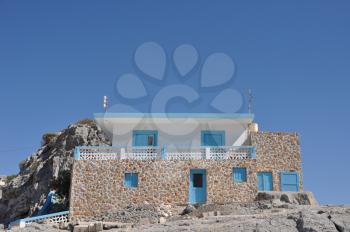 Royalty Free Photo of a House in Pserimos Island