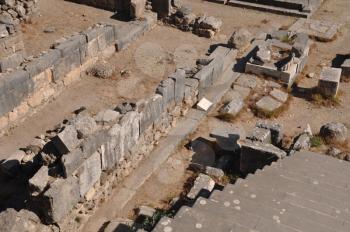 Royalty Free Photo of the Ruins of Asclepieion in Kos, Greece