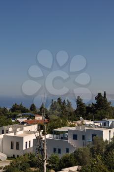 Royalty Free Photo of Houses in Zia Village (Kos), Greece