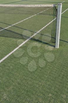 Royalty Free Photo of an Outdoor Tennis Court