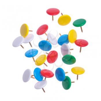 Royalty Free Photo of Colorful Pushpins 