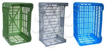Royalty Free Photo of Plastic Crates
