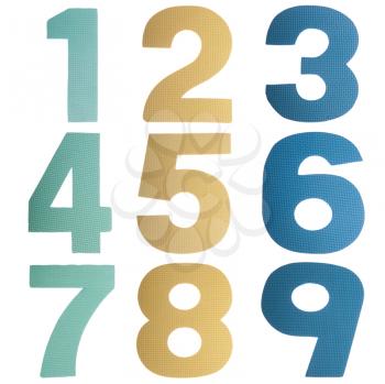 Royalty Free Photo of Colorful Numbers