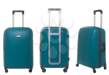 Royalty Free Photo of Green Suitcases
