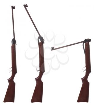 Royalty Free Photo of a Set of Rusty Pneumatic Air Rifles