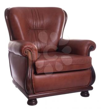 Royalty Free Photo of a Leather Armchair
