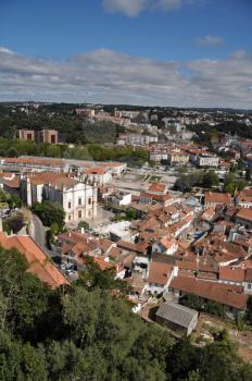 Royalty Free Photo of Leiria Sé Cathedral in Leiria, Portugal 
