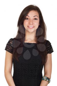 Royalty Free Clipart Image of a Smiling Woman