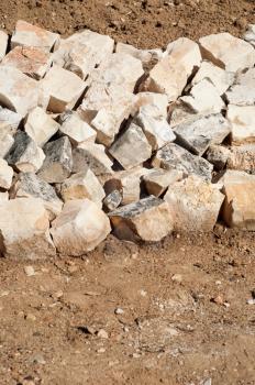 Royalty Free Photo of a Stone Barricade