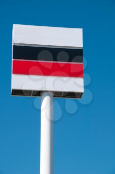 Royalty Free Clipart Image of Blank Billboards