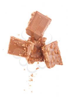 Royalty Free Photo of Rice Chocolate Bar Pieces