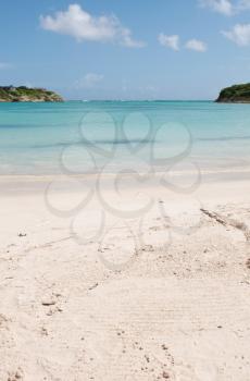Royalty Free Photo of a Beach at Long Bay, Antigua