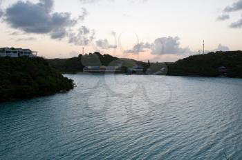 Royalty Free Photo of a Seascape in Long Bay in Antigua