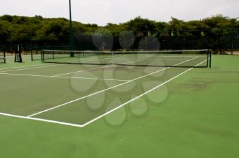 Royalty Free Photo of a Tennis Court