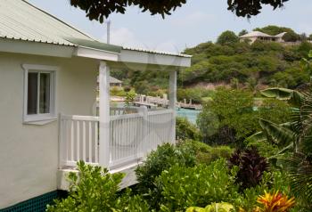Royalty Free Photo of a Resort in Antigua 