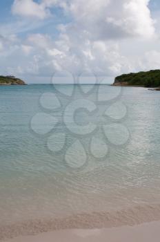 Royalty Free Photo of a Tropical Beach in Willikies, Antigua