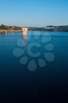 Royalty Free Photo of Castelo de Bode Dam in Tomar, Portugal