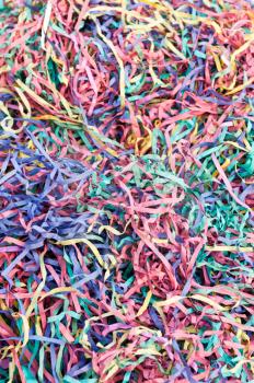 Royalty Free Photo of Colorful Streamers