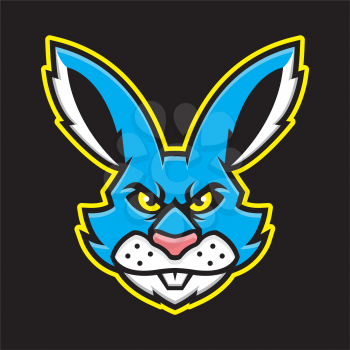 Royalty Free Clipart image of a Rabbit Mascot
