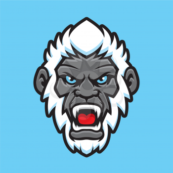 Royalty Free Clipart Image of an Ape