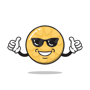 Royalty-free clipart image of an emoji