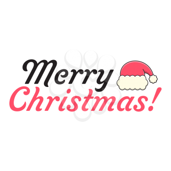 Royalty-Free Clipart Image Saying Merry christmas