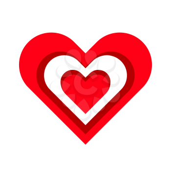 Royalty-Free Clipart Image of Hearts