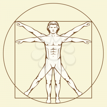 vector science Man, human body anatomy,