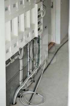 industrial wiring equipment in building