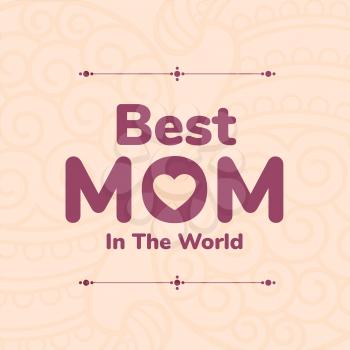 best mom happy mothers day nice card design
