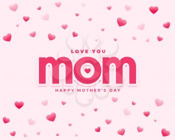 love you mom mothers day heart greeting