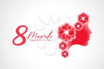 8th march international women's day background design