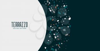 abstract terrazzo pattern background design