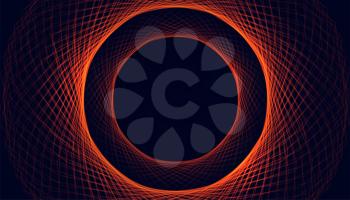 circular glowing lines mesh like spark background