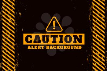 cution alert warning background design