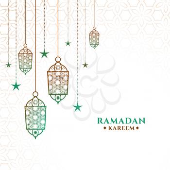 decorative ramadan kareem background design