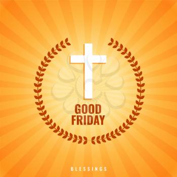 good friday background with cross
