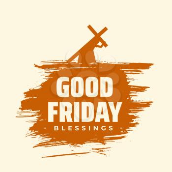 good friday blessings background with jesus carrying cross