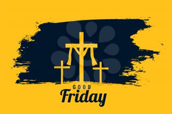 good friday background with crosses