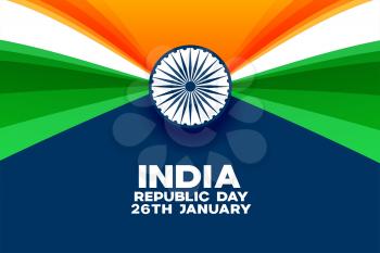 india republic day background in creaive style