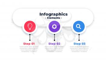 infographic options number workflow template design
