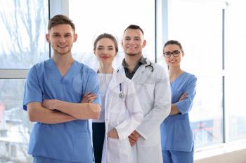 Team of doctors in clinic�