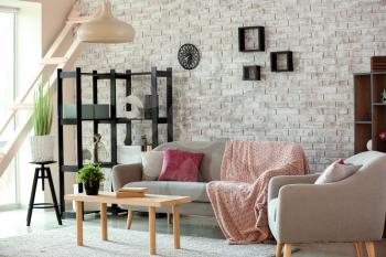 Interior of stylish modern living room�