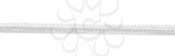 Long rope on white background�