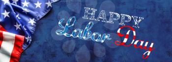 Greeting card for Happy Labor Day�